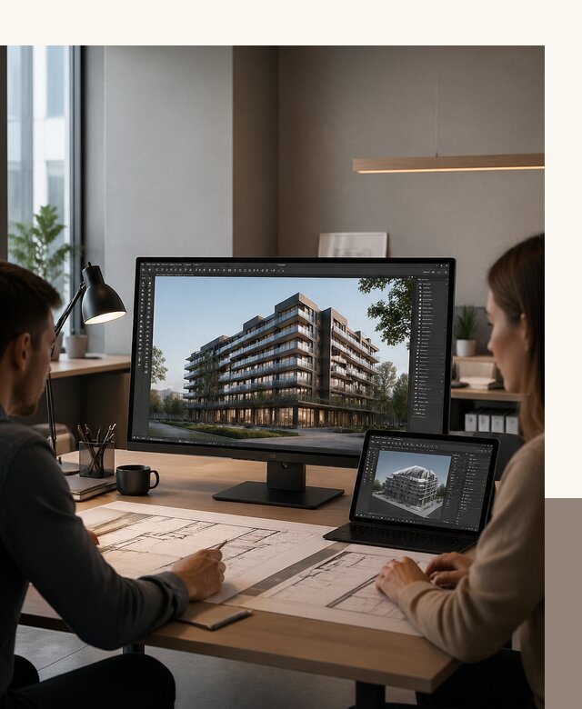 3D визуализация архитектуры и объектов строительства в Керчи