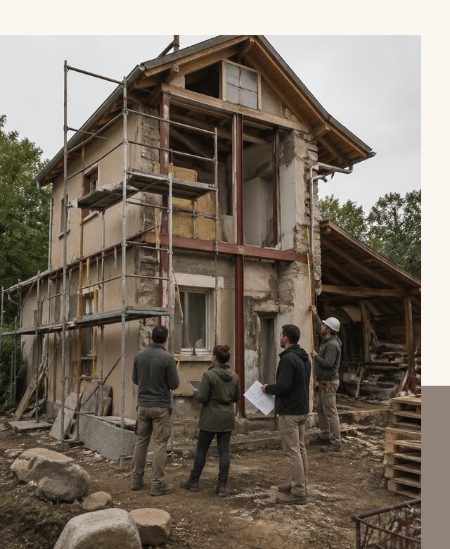 Реконструкция загородного дома под ключ в Керчи от бюро