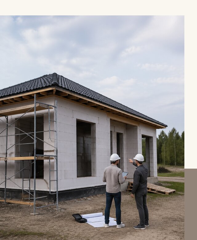 Проектирование одноэтажных домов из газобетона в Керчи